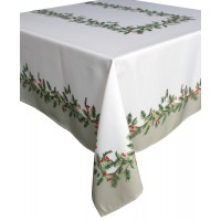 Toalha de Mesa de Natal Ilex 1.80x3.60 Toalha de Mesa de Natal Ilex 1.80x3.60