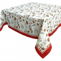 Toalha de Mesa de Natal Pine Berry 1.80x2.70